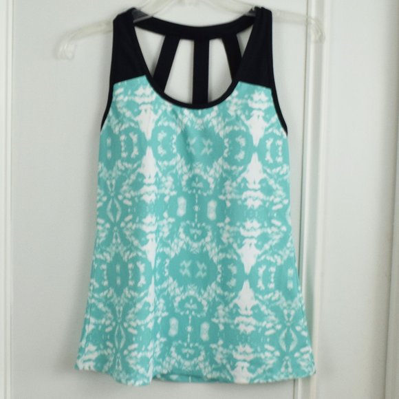 Fabletics Zion Workout Tank Top Women XS Tie Dye - Picture 2 of 11